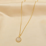 Lara Green Chalcedony Necklace