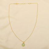 Lara Green Chalcedony Necklace