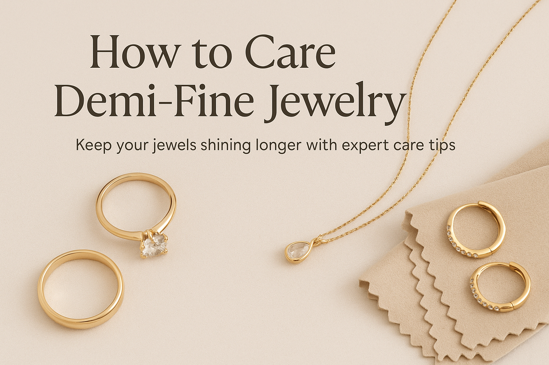 How to Take Care of Your Demi-Fine Gold-Plated Jewelry- Keep It Shining Bright !!