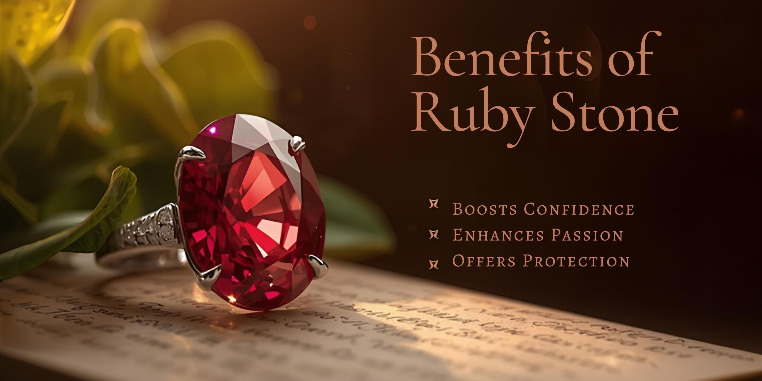  Benefits of Ruby Stone