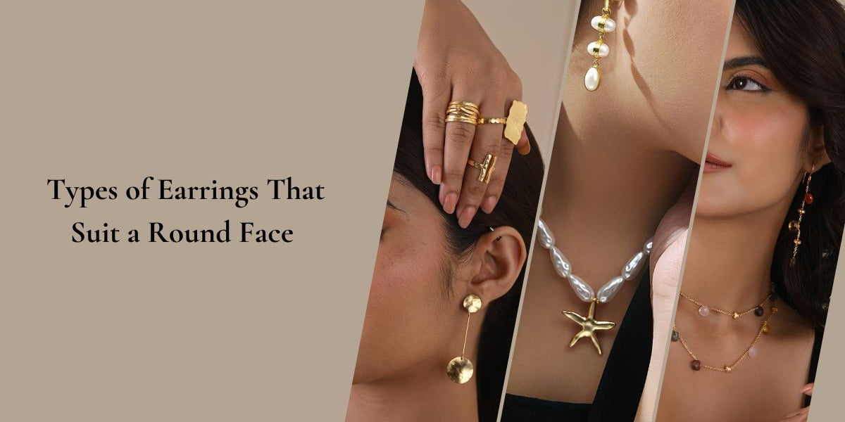 which type of earrings suits for round face​