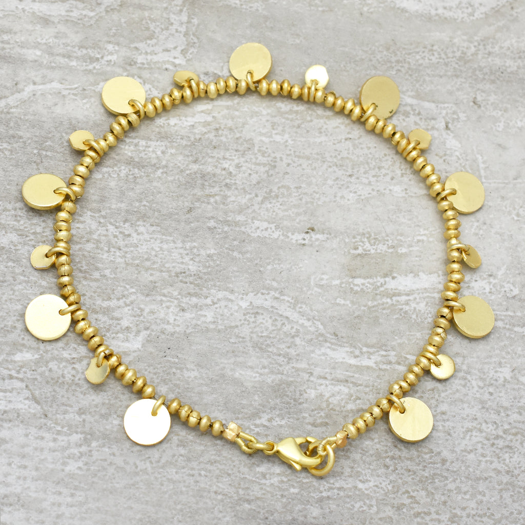 Minimalist Beaded Chain Bracelet