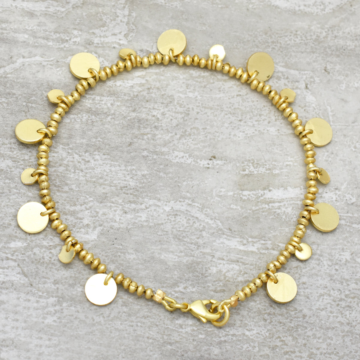 Minimalist Beaded Chain Bracelet
