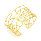 Modern Geometric Statement Bangle