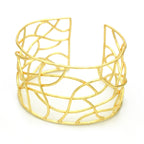 Modern Geometric Statement Bangle