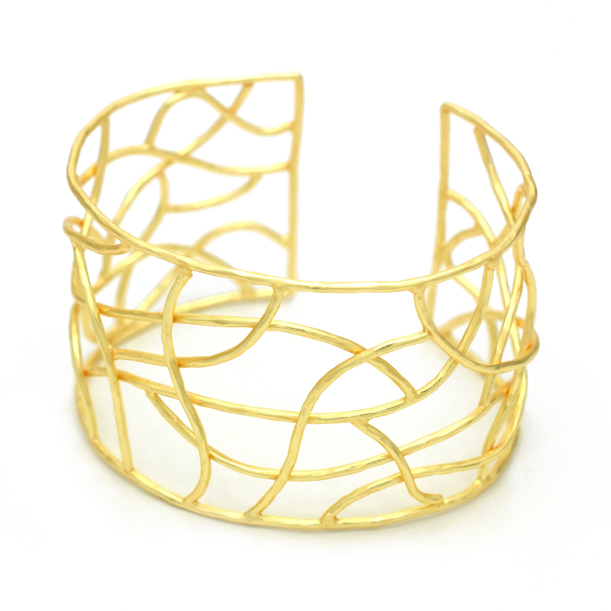 Modern Geometric Statement Bangle