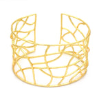Modern Geometric Statement Bangle
