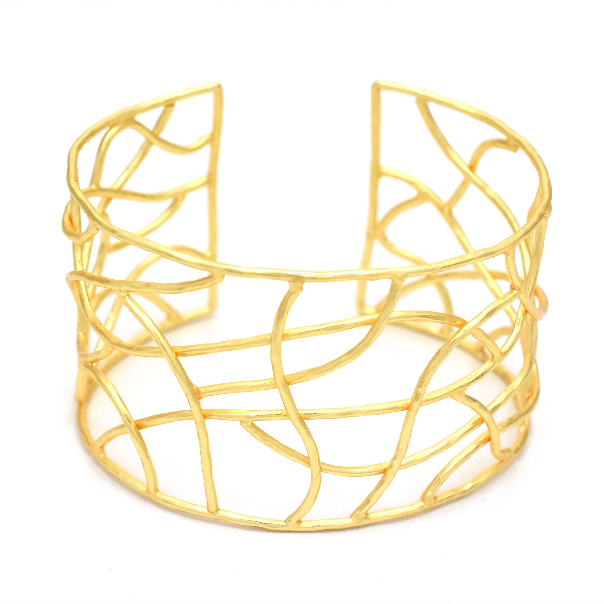 Modern Geometric Statement Bangle