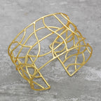Modern Geometric Statement Bangle