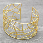 Modern Geometric Statement Bangle