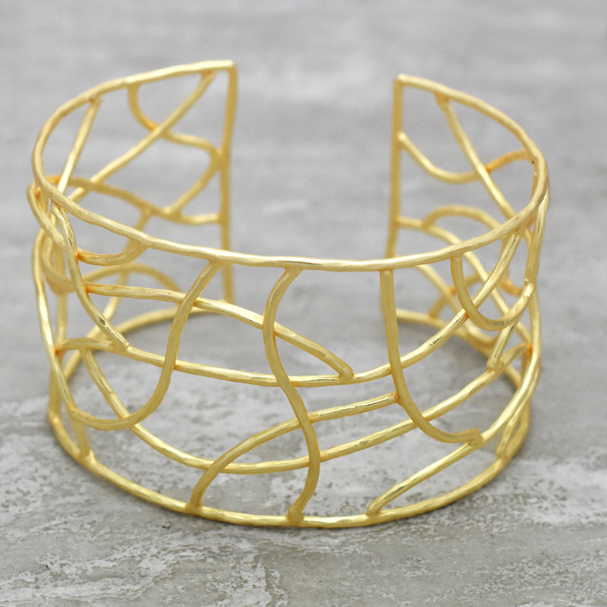 Modern Geometric Statement Bangle