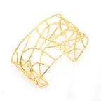 Modern Geometric Statement Bangle