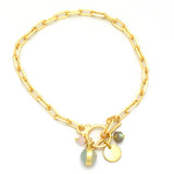 Everly Charm Paperclip Chain Bracelet