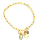 Everly Charm Paperclip Chain Bracelet