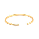 Peace & Love Engraved Minimalist Cuff