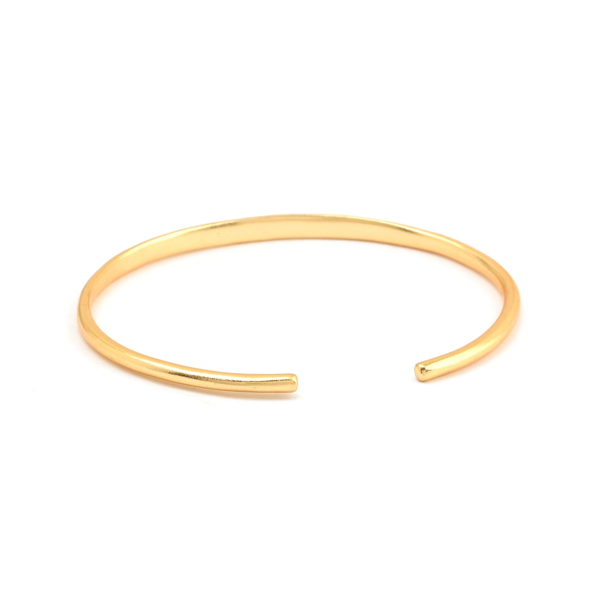 Peace & Love Engraved Minimalist Cuff