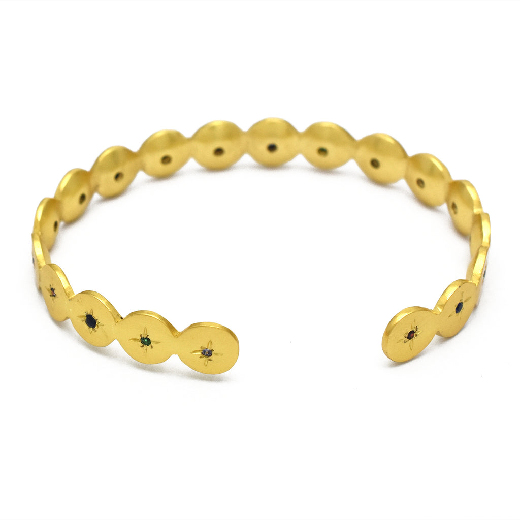 Celestial Multi-Stone Starburst Cuff