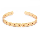 Sienna Mosaic Star-Set Cuff