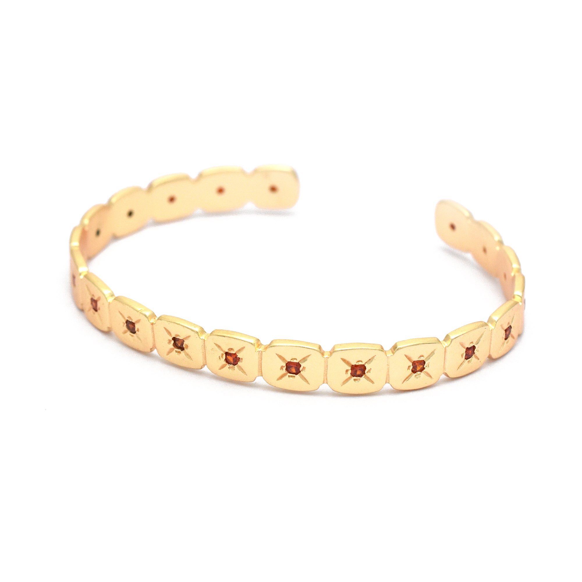 Sienna Mosaic Star-Set Cuff