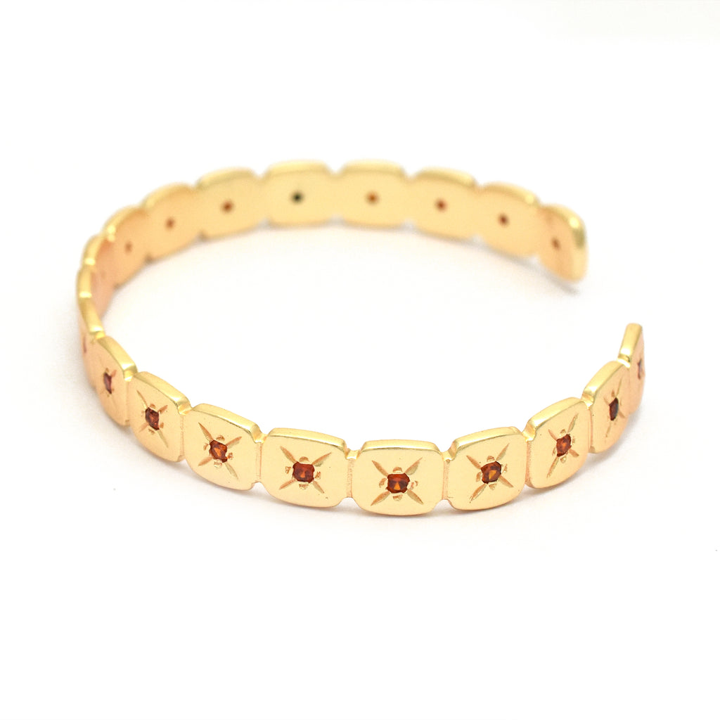 Sienna Mosaic Star-Set Cuff