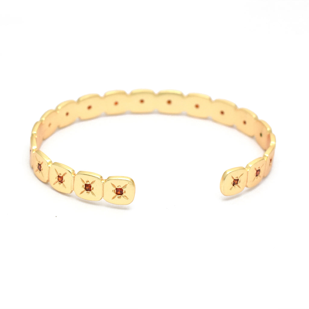 Sienna Mosaic Star-Set Cuff