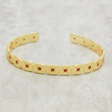 Sienna Mosaic Star-Set Cuff