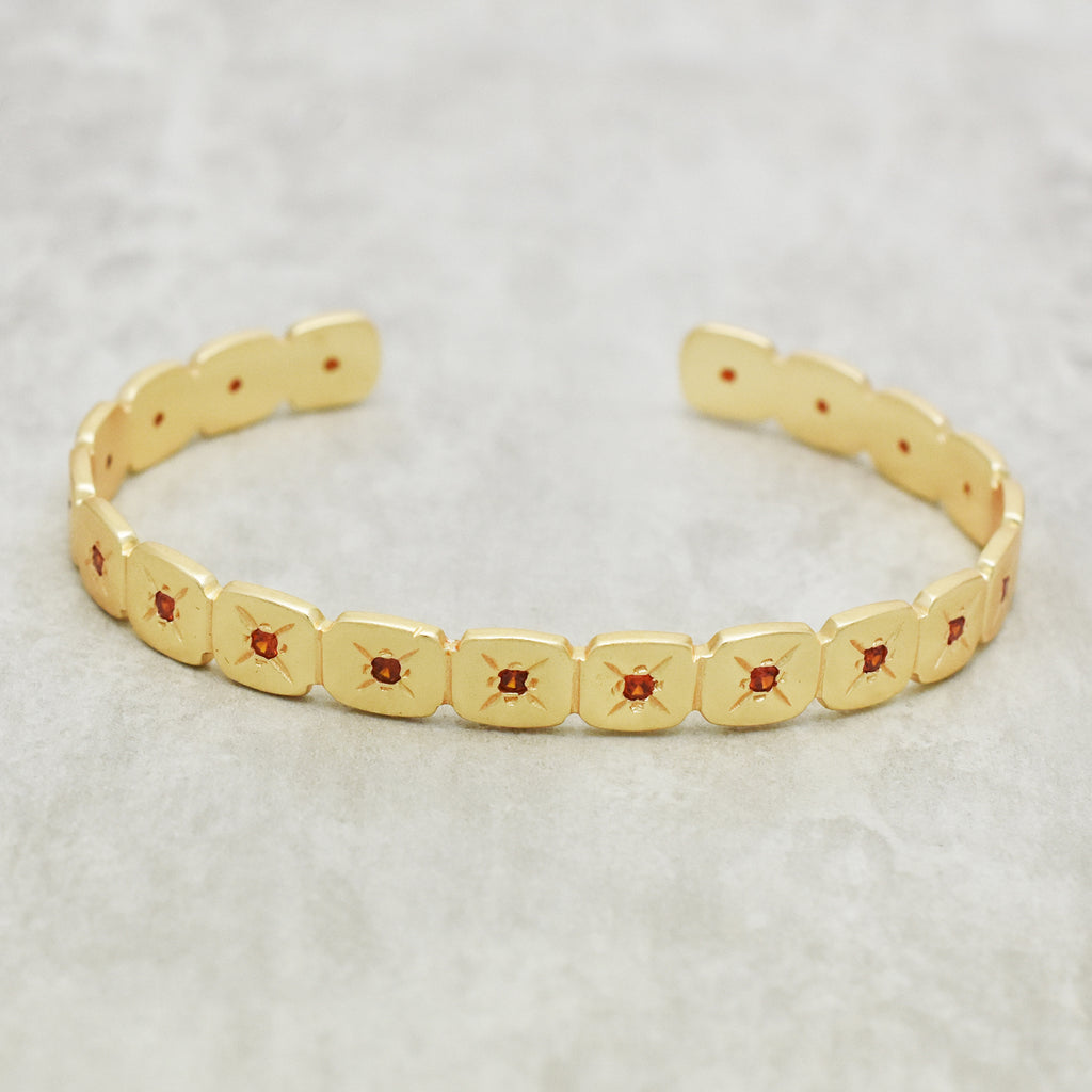Sienna Mosaic Star-Set Cuff