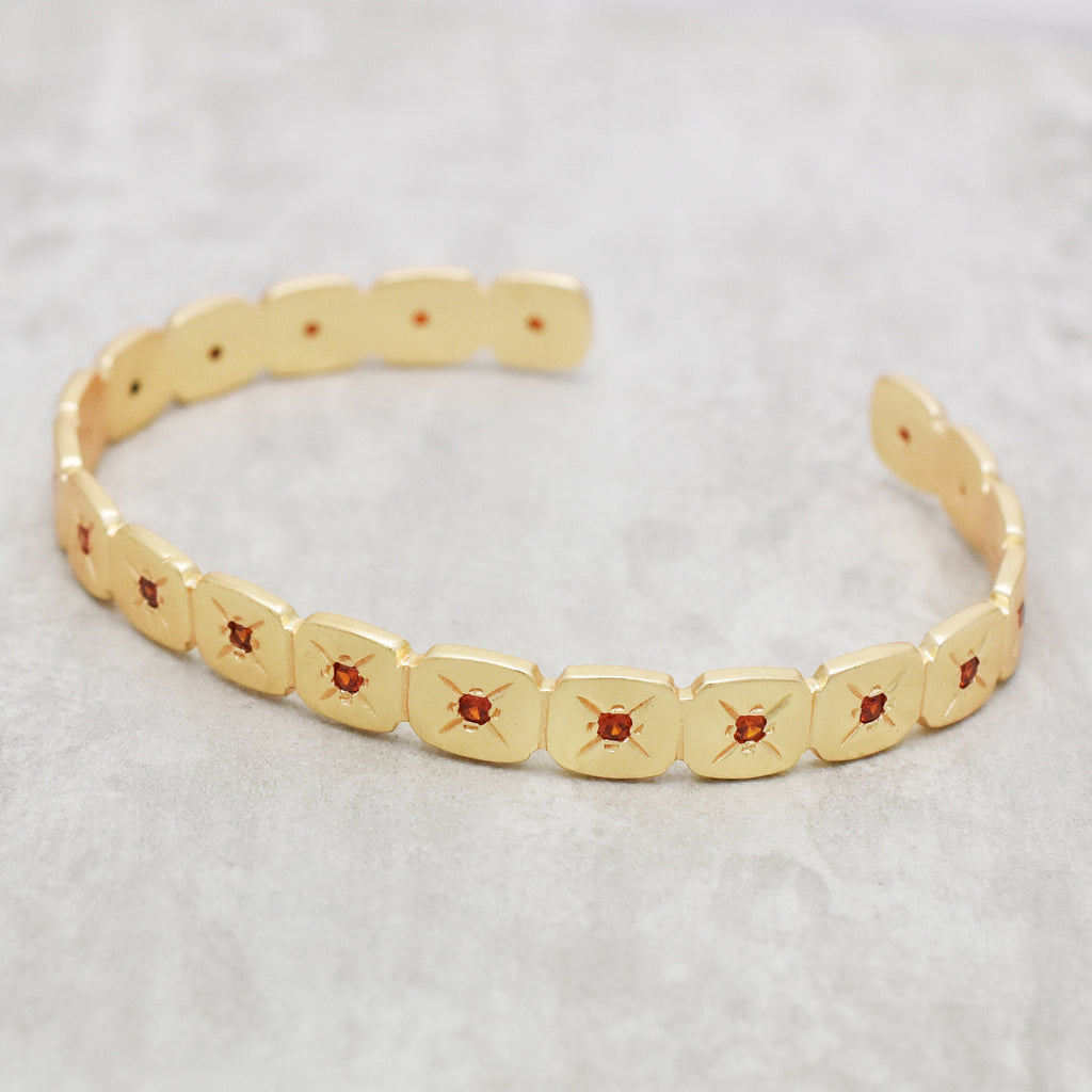 Sienna Mosaic Star-Set Cuff