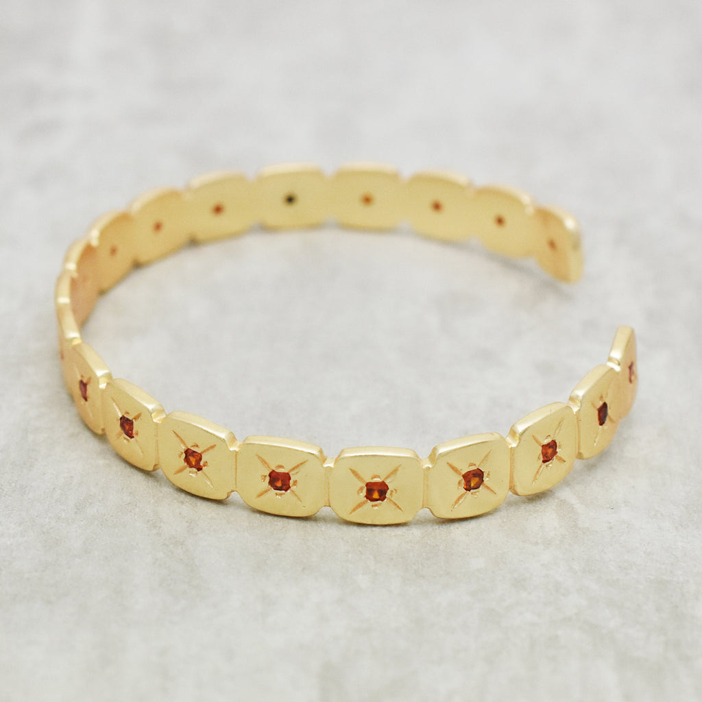 Sienna Mosaic Star-Set Cuff