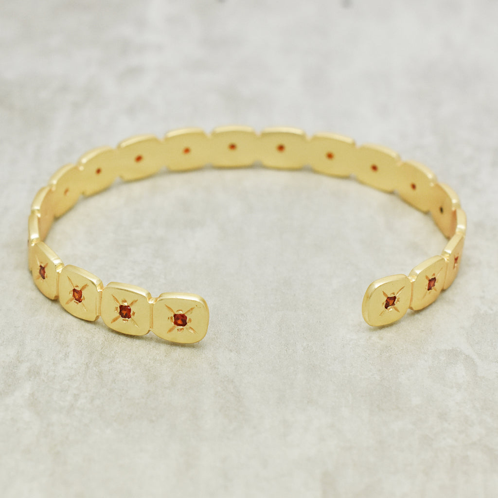 Sienna Mosaic Star-Set Cuff