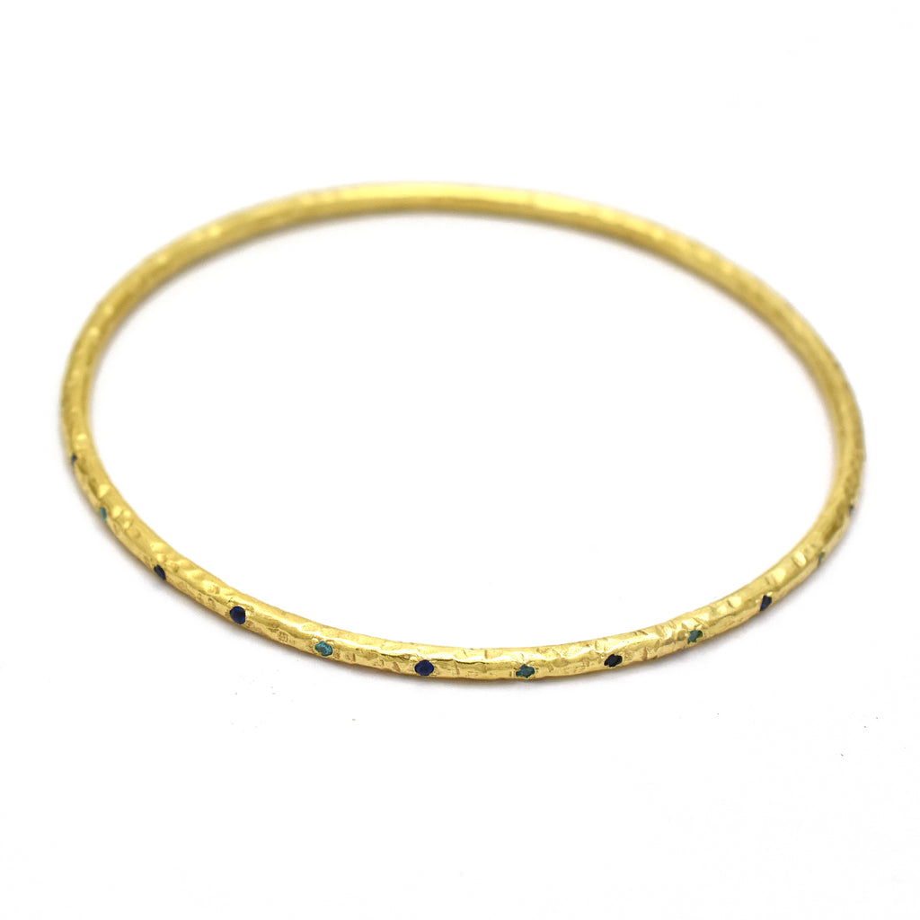 Mosaic Geometric Stone Link Bracelet