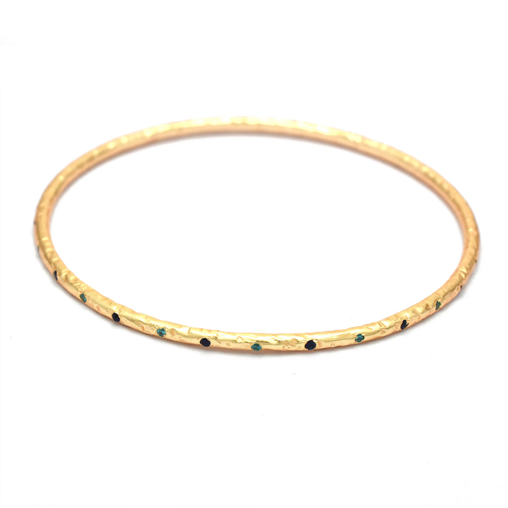 Mosaic Geometric Stone Link Bracelet