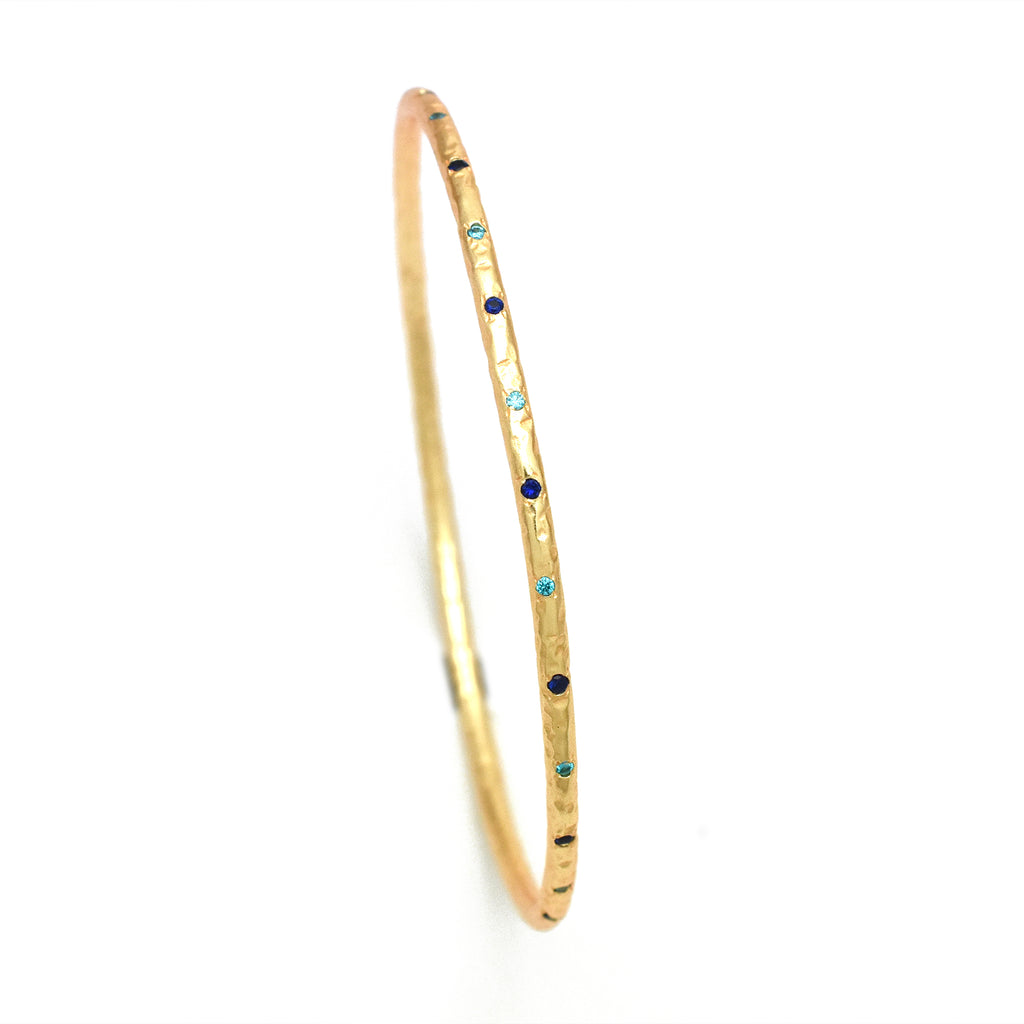 Mosaic Geometric Stone Link Bracelet