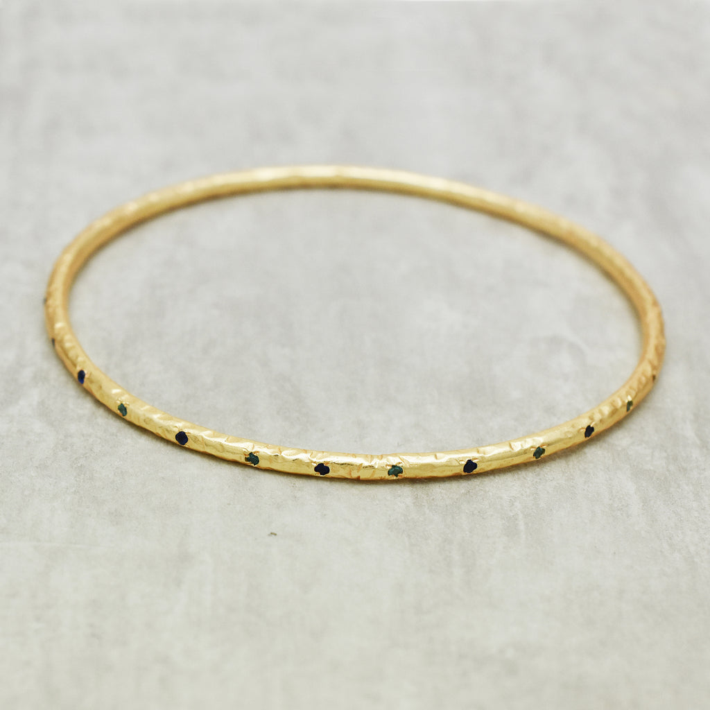 Mosaic Geometric Stone Link Bracelet