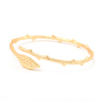 Gemini said Artemis Woodland Leaf Bypass Cuff