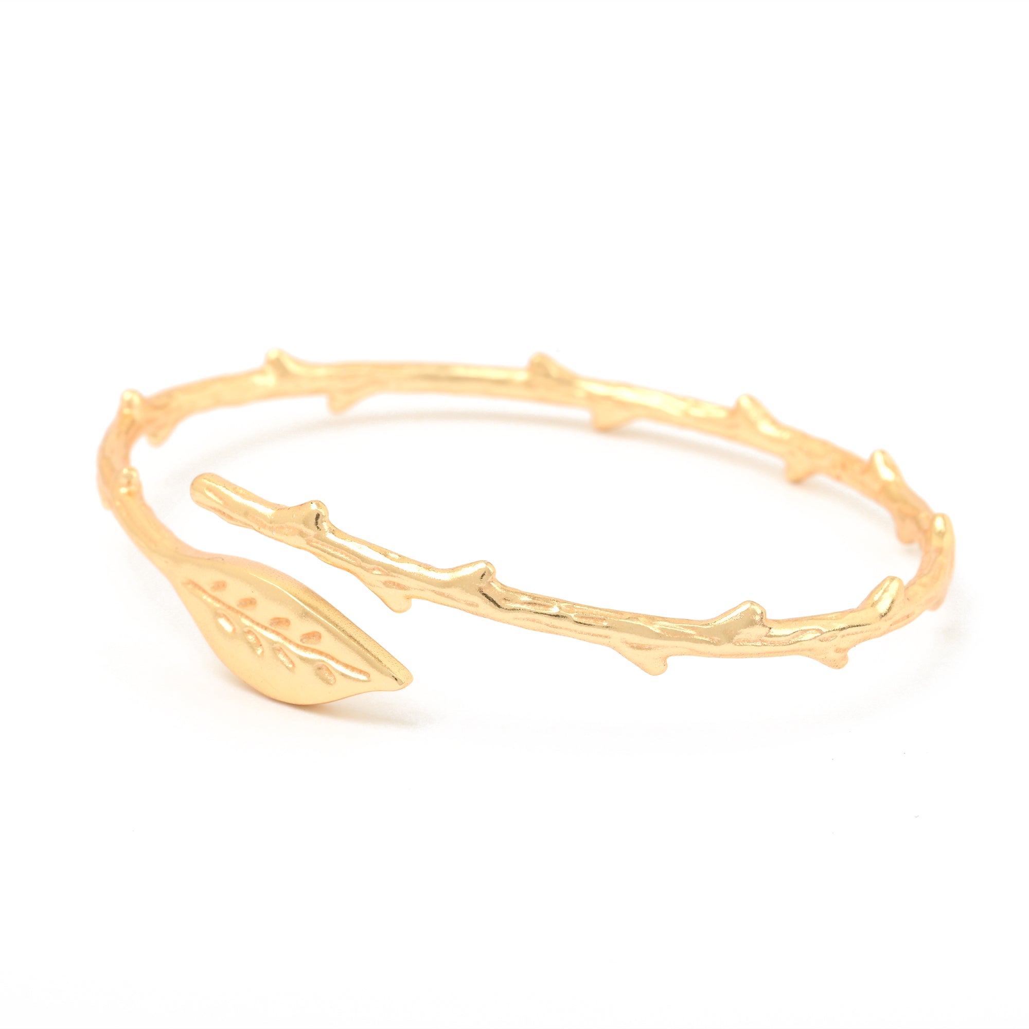 Gemini said Artemis Woodland Leaf Bypass Cuff