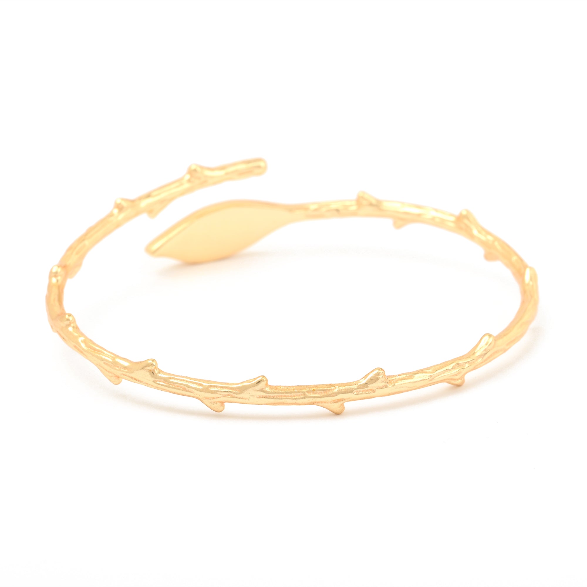 Gemini said Artemis Woodland Leaf Bypass Cuff