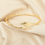 Gemini said Artemis Woodland Leaf Bypass Cuff