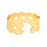 Gold Butterfly Adjustable Statement Bangle
