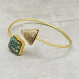 Druzy Gemstone Adjustable Bangles