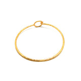 Brass Gold Plated Hammered Metal Bangles/Bracelets, Wholesale Jewelry