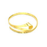 Brass Gold Plated Hammered Adjustable Bangles