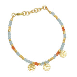 Pastel Charm Beaded Bracelet