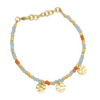Pastel Charm Beaded Bracelet