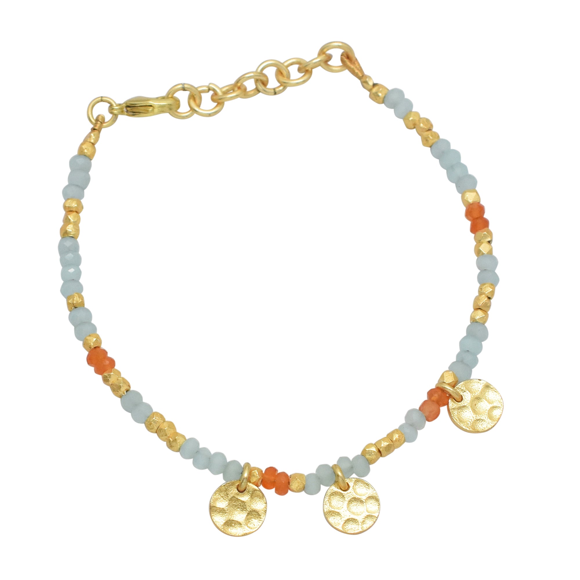 Pastel Charm Beaded Bracelet