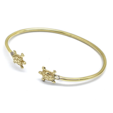 Brass Gold Plated Metal Adjustable Bangles