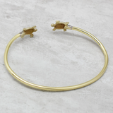 Brass Gold Plated Metal Adjustable Bangles