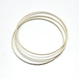 Brass Gold, Rose Gold, Silver Plated Plain Metal Bangles