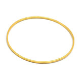 Gold, Rose Gold, Silver Plated Plain Metal Bangles