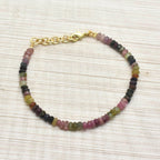 Multi Tourmaline Beads Bracelets - La Vitá Jewels